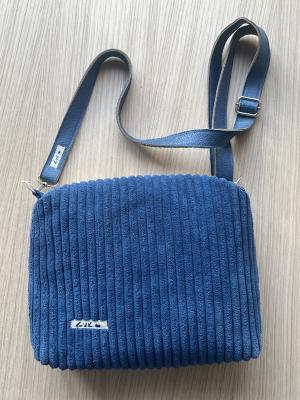 "Flickenwerk III/6" (beige-jeans) - DACKELMOTIV